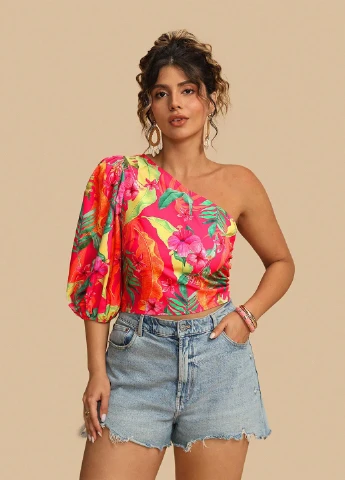 Комбінована блуза SHEIN