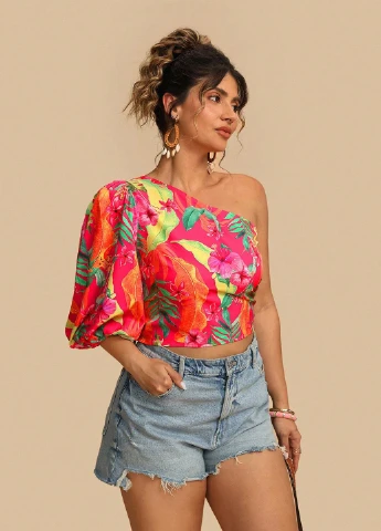 Комбінована блуза SHEIN