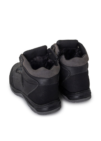Черные зимние ботинки Dual