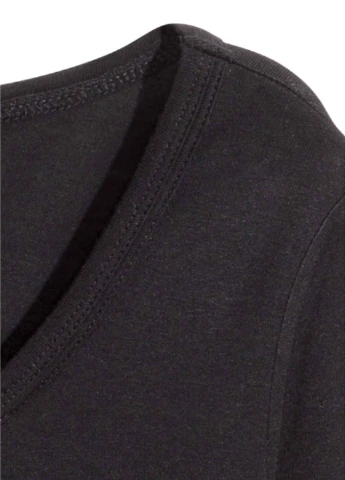 Лонгслів,чорний, Basic H&M (256787973)