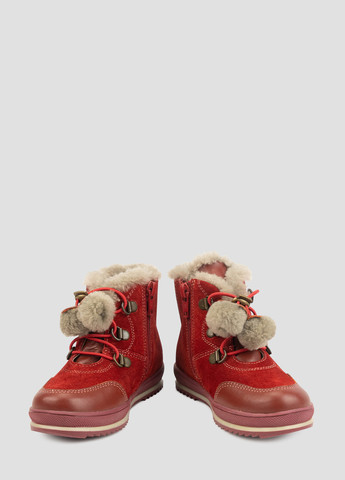 Красные кэжуал зимние ботинки Miracle