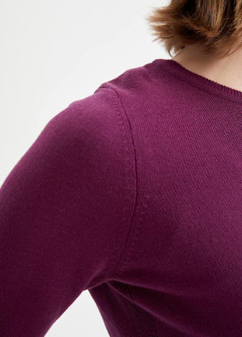 Бордовый демисезонный свитер джемпер DeFacto