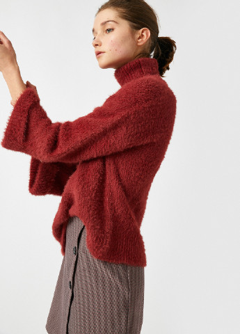 Терракотовый зимний свитер KOTON