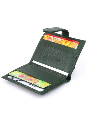 Жіночий шкіряний гаманець-візитниця 10х8х1,5 см st leather (252132669)