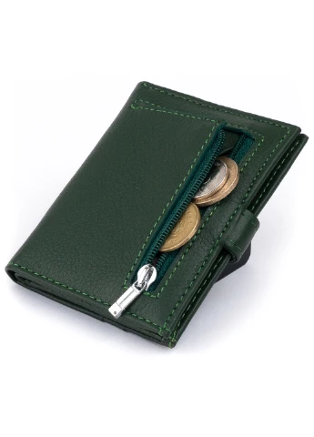 Жіночий шкіряний гаманець-візитниця 10х8х1,5 см st leather (252132669)