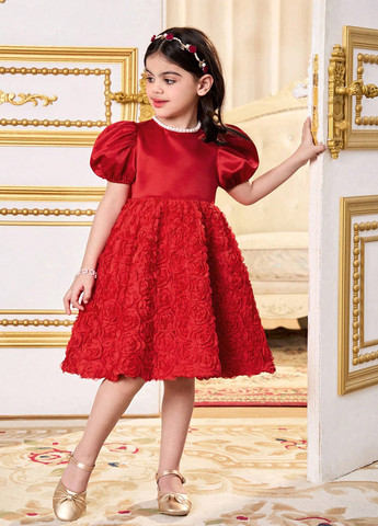 Красное платье SHEIN (365438151)