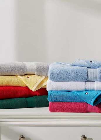 Комплект полотенец (3 предмета) Tommy Hilfiger логотип красный