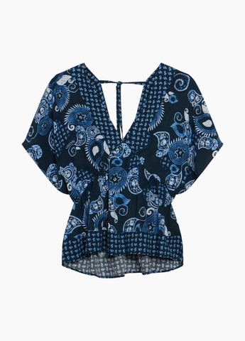 Темно-синя літня блузка Orsay