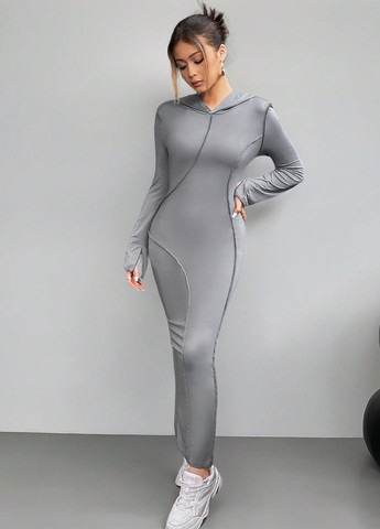 Сіра сукня SHEIN (365779456)