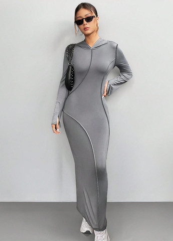 Сіра сукня SHEIN (365779456)