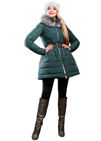 Зеленая зимняя куртка ST-Seventeen