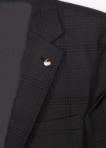 Чорний демісезонний костюм (жакет, брюки) брючний Nazarenogabrielli