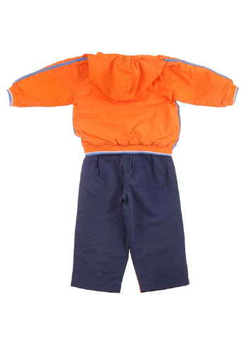 Оранжевый комплект (ветровка, брюки, лонгслив) Xiao long zhu