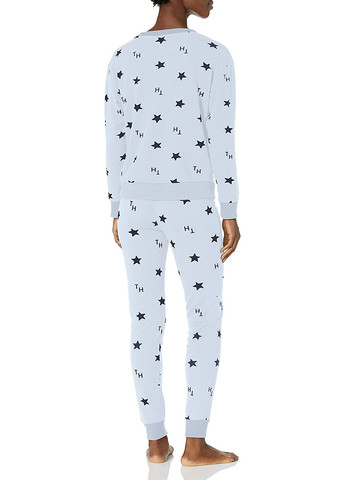 Голубая всесезон пижама (свитшот, брюки) свитшот + брюки Tommy Hilfiger