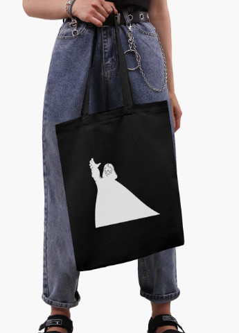 Еко сумка шоппер черная Дарт Вейдер Звёздные войны (Darth Vader Star Wars) на молнии (9227-2045-BKZ) MobiPrint (236265305)