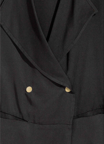 Черное летнее Короткое пальто из лиоцелла H&M