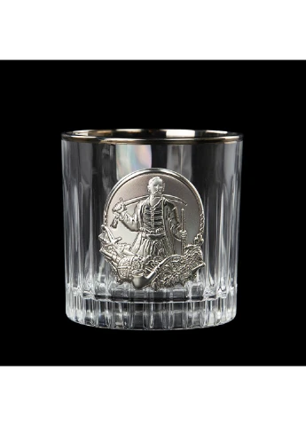 Набор стаканов Козаки с платиновыми и серебрянными накладками Boss Crystal (255190913)