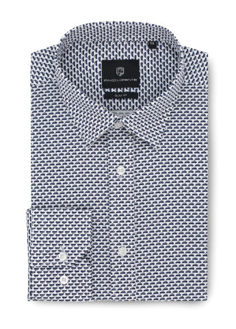 Голубой кэжуал рубашка с геометрическим узором Pako Lorente
