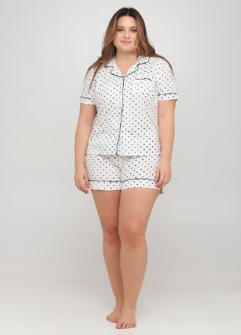 Молочна всесезон піжама (сорочка, шорти) сорочка + шорти Dorothy Perkins