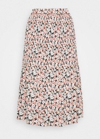 Разноцветная кэжуал цветочной расцветки юбка Marks & Spencer а-силуэта (трапеция)