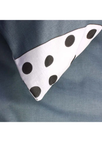 Простирадло на гумці Т0770 (160х200) серый/синий/белый Еней-Плюс (228992593)