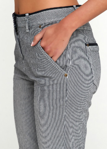 Черно-белые кэжуал демисезонные брюки Intown