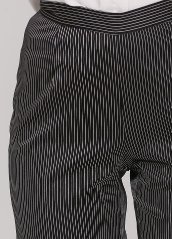 Черные классические демисезонные прямые брюки Petro Soroka