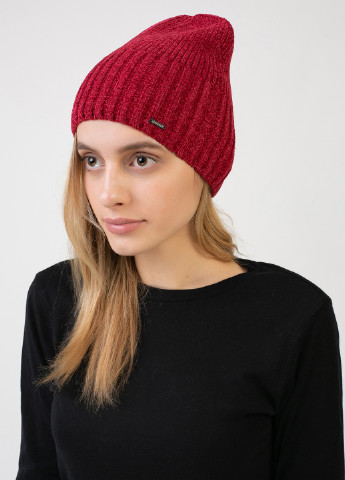 Високоякісна, м'яка, тепла зимова жіноча шапка без підкладки 330018 Merlini (242216331)