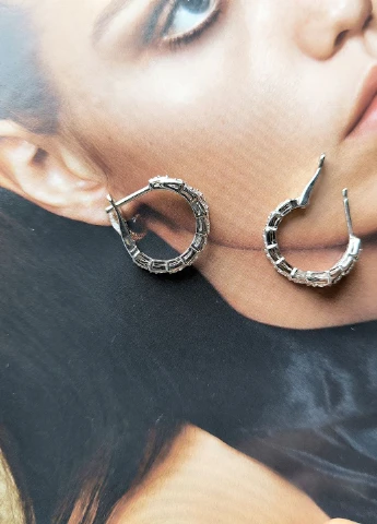 Сережки Silver Flame (317284620)