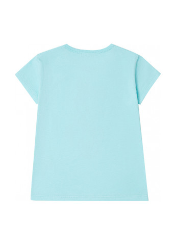 Блакитна літня футболка United Colors of Benetton