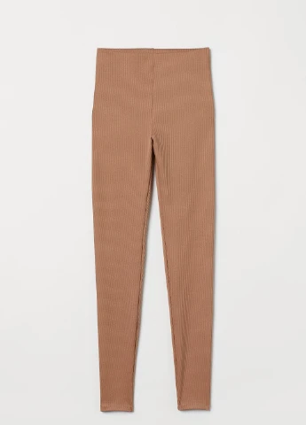 Темно-бежевые демисезонные леггинсы H&M