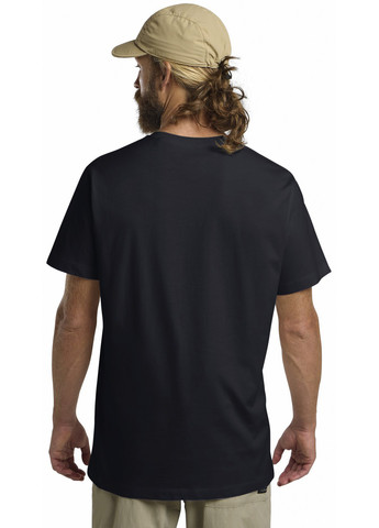 Чорна футболка Jack Wolfskin ESSENTIAL T M