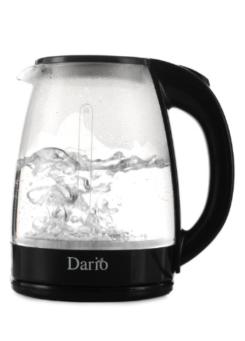 Чайник електричний DR1802, скло, на 1,8 л Dario чорний
