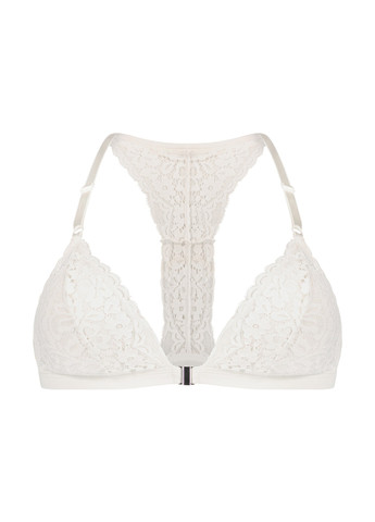 Білий тріенджел бюстгальтер Hunkemoller без кісточок поліамід