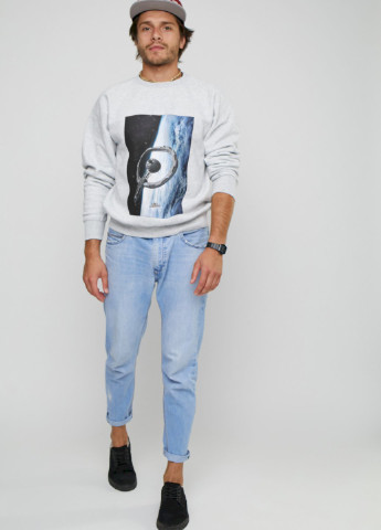 Серый свитшот мужской YAPPI (198688914)