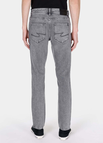 Серые демисезонные зауженные джинсы Colin's