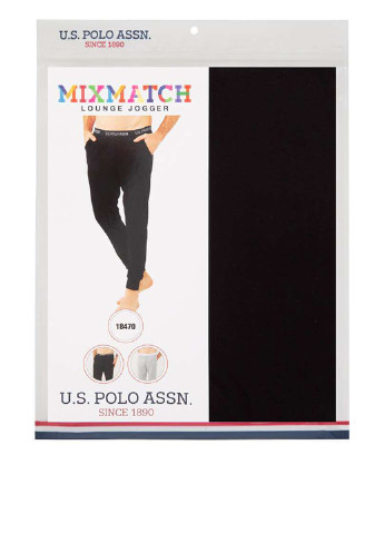 Светло-серые домашние демисезонные брюки U.S. Polo Assn.
