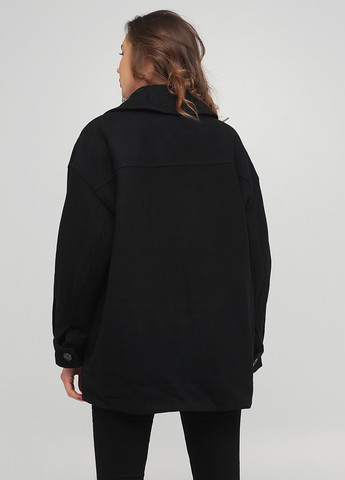 Чорне Діловий, Кежуал півпальто однобортне Weekday однотонне