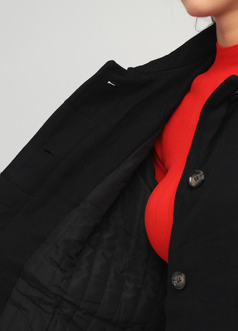 Чорне Діловий, Кежуал півпальто однобортне Weekday однотонне