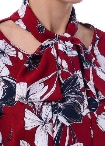 Бордовая демисезонная блуза Iren Klairie
