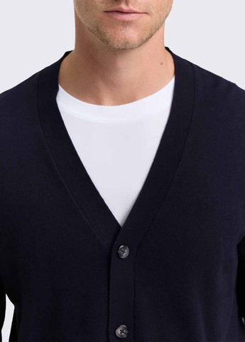 Темно-синий демисезонный кардиган Tom Tailor