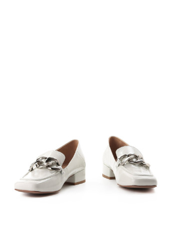 Le'BERDES Туфли лоферы белый з натуральная кожа, украина — демисезон (222153561)