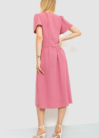 Розовое кэжуал платье Ager однотонное