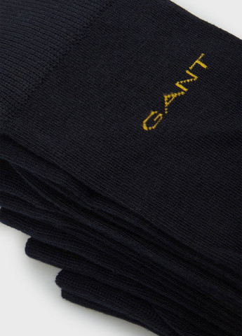 Сині шкарпетки (4 пари) Gant однотонні (322564282)