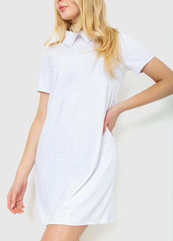 Белое кэжуал платье Ager однотонное