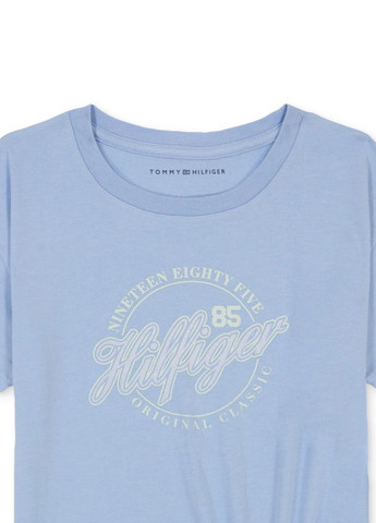 Блакитна літня футболка Tommy Hilfiger