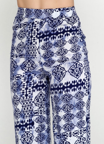 Голубые кэжуал летние прямые брюки Blend
