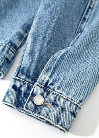 Синя демісезонна куртка SHEIN