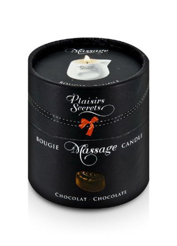 Массажная свеча Chocolate (80 мл) подарочная упаковка, керамический сосуд Plaisirs Secrets (254151324)