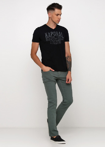 Зеленые демисезонные прямые джинсы Billabong